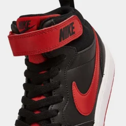 Big Kids' Nike Court Borough Mid 2 Casual Shoes Black/White/University Red - CD7782B 003 10 Big Kids' Nike Court Borough Mid 2 Casual Shoes Black/White/University Red - CD7782B 003 -Default Template 7 CD7782B 003 P3