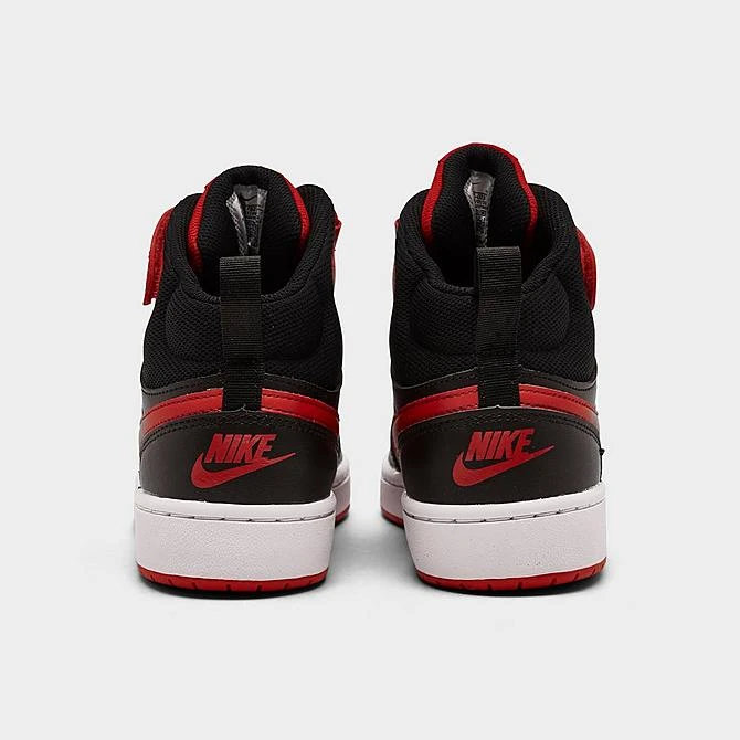 Big Kids' Nike Court Borough Mid 2 Casual Shoes Black/White/University Red - CD7782B 003 6 Big Kids' Nike Court Borough Mid 2 Casual Shoes Black/White/University Red - CD7782B 003 - Image 4