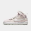 Girls' Big Kids' Nike Court Borough Mid 2 Casual Shoes Pearl Pink/White/Summit White - CD7782G 601 -Default Template 7 CD7782G 601 P1
