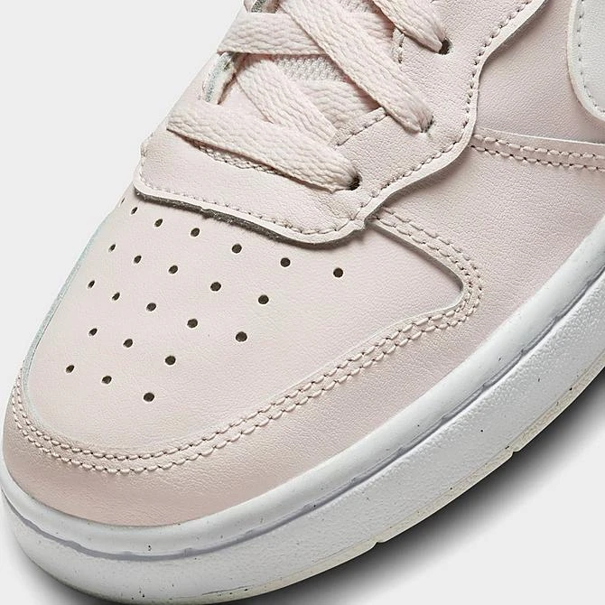 Girls' Big Kids' Nike Court Borough Mid 2 Casual Shoes Pearl Pink/White/Summit White - CD7782G 601 5 Girls' Big Kids' Nike Court Borough Mid 2 Casual Shoes Pearl Pink/White/Summit White - CD7782G 601 - Image 3