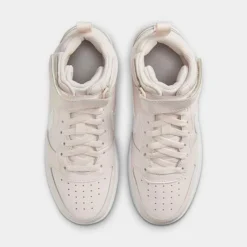 Girls' Big Kids' Nike Court Borough Mid 2 Casual Shoes Pearl Pink/White/Summit White - CD7782G 601 12 Girls' Big Kids' Nike Court Borough Mid 2 Casual Shoes Pearl Pink/White/Summit White - CD7782G 601 -Default Template 7 CD7782G 601 P5
