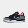 Nike Boys' Big Kids' Jordan Legacy 312 Low Off-Court Shoes Black/Wolf Grey/Valor Blue - CD9054 004