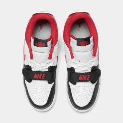 Nike Boys' Big Kids' Jordan Legacy 312 Low Off-Court Shoes White/Fire Red/Black/Wolf Grey - CD9054 160 -Default Template 7 CD9054 160 P5