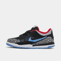 Nike Boys' Little Kids' Jordan Legacy 312 Low Off-Court Shoes Black/Wolf Grey/Valor Blue - CD9055Â 004
