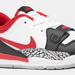 Nike Boys' Little Kids' Jordan Legacy 312 Low Off-Court Shoes White/Fire Red/Black/Wolf Grey - CD9055 160 -Default Template 7 CD9055 160 P3