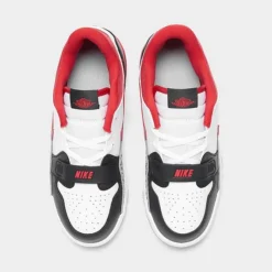 Nike Boys' Little Kids' Jordan Legacy 312 Low Off-Court Shoes White/Fire Red/Black/Wolf Grey - CD9055 160 -Default Template 7 CD9055 160 P5