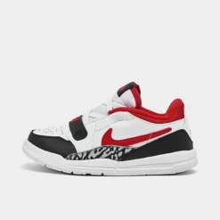 Nike Boys' Toddler Jordan Legacy 312 Low Off-Court Shoes White/Fire Red/Black/Wolf Grey - CD9056Â 160