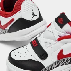 Nike Boys' Toddler Jordan Legacy 312 Low Off-Court Shoes White/Fire Red/Black/Wolf Grey - CD9056 160 -Default Template 7 CD9056 160 P3