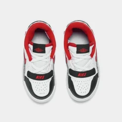 Nike Boys' Toddler Jordan Legacy 312 Low Off-Court Shoes White/Fire Red/Black/Wolf Grey - CD9056 160 -Default Template 7 CD9056 160 P5