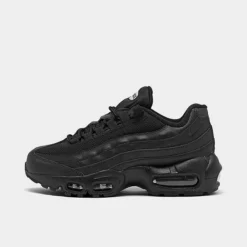 Big Kids' Nike Air Max 95 Recraft Casual Shoes Black/Black/Black/White - CJ3906 001