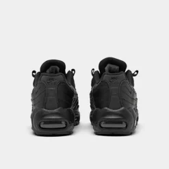 Big Kids' Nike Air Max 95 Recraft Casual Shoes Black/Black/Black/White - CJ3906 001 -Default Template 7 CJ3906 001 P4