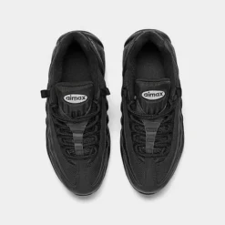 Big Kids' Nike Air Max 95 Recraft Casual Shoes Black/Black/Black/White - CJ3906 001 -Default Template 7 CJ3906 001 P5
