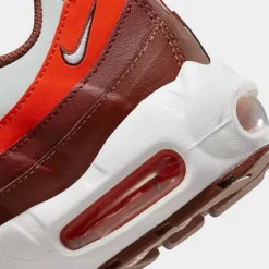 Big Kids' Nike Air Max 95 Recraft Casual Shoes Photon Dust/Dark Pony/Picante Red/White - CJ3906 017 -Default Template 7 CJ3906 017 P3