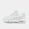 Big Kids' Nike Air Max 95 Recraft Casual Shoes White/White/White - CJ3906 100 -Default Template 7 CJ3906 100 P1