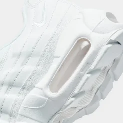 Big Kids' Nike Air Max 95 Recraft Casual Shoes White/White/White - CJ3906 100 -Default Template 7 CJ3906 100 P3