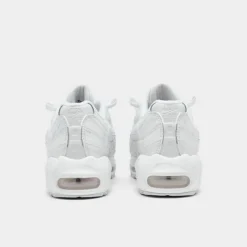 Big Kids' Nike Air Max 95 Recraft Casual Shoes White/White/White - CJ3906 100 -Default Template 7 CJ3906 100 P4