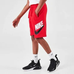 Kids' Nike Sportswear HBR Club Fleece Shorts University Red - CK0509 657