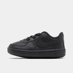 Infant Nike Air Force 1 Crib Casual Shoes Black/Black/Black - CK2201 001