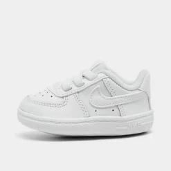 Infant Nike Air Force 1 Crib Casual Shoes White/White/White - CK2201 100