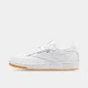 Big Kids' Reebok Classics Club C Casual Shoes White/Gum - CN5646 100 -Default Template 7 CN5646 100 P1