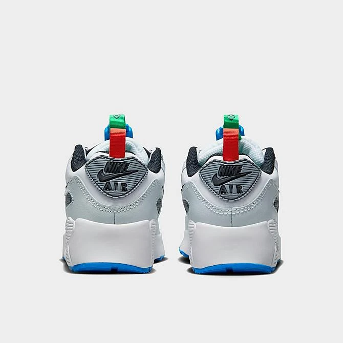 Little Kids' Nike Air Max 90 Toggle Casual Shoes White/Black/Pure Platinum/Stadium Green - CV0064 109 6 Little Kids' Nike Air Max 90 Toggle Casual Shoes White/Black/Pure Platinum/Stadium Green - CV0064 109 - Image 4