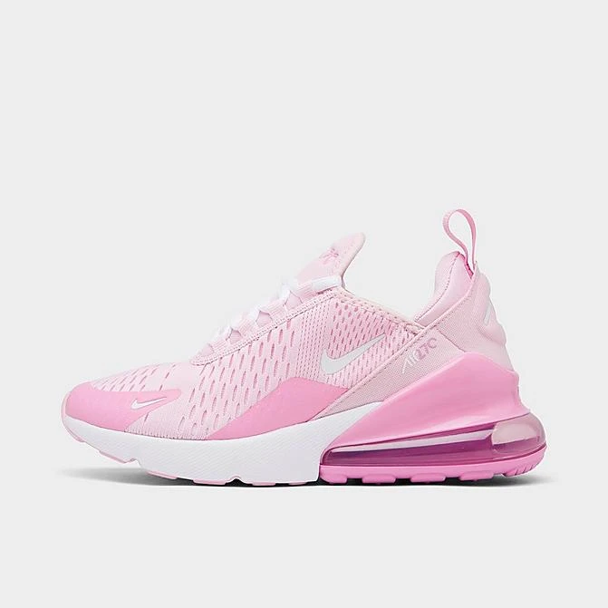 Girls' Big Kids' Nike Air Max 270 Casual Shoes Pink Foam/White/Pink Rise - CV9645 600 3 Girls' Big Kids' Nike Air Max 270 Casual Shoes Pink Foam/White/Pink Rise - CV9645 600