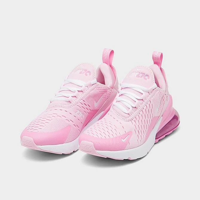 Girls' Big Kids' Nike Air Max 270 Casual Shoes Pink Foam/White/Pink Rise - CV9645 600 4 Girls' Big Kids' Nike Air Max 270 Casual Shoes Pink Foam/White/Pink Rise - CV9645 600 - Image 2