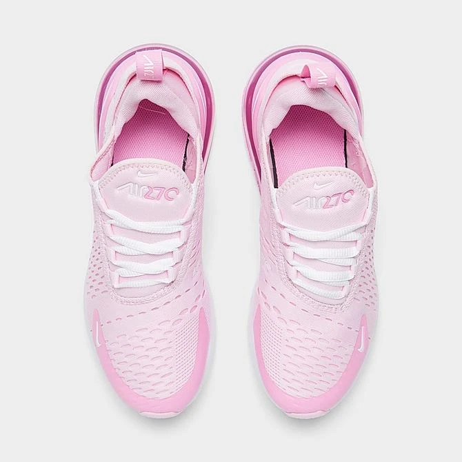 Girls' Big Kids' Nike Air Max 270 Casual Shoes Pink Foam/White/Pink Rise - CV9645 600 7 Girls' Big Kids' Nike Air Max 270 Casual Shoes Pink Foam/White/Pink Rise - CV9645 600 - Image 5