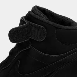 Big Kids' Nike Court Borough Mid 2 Casual Shoes Black/Black/Black - CW5867 001 10 Big Kids' Nike Court Borough Mid 2 Casual Shoes Black/Black/Black - CW5867 001 -Default Template 7 CW5867 001 P3