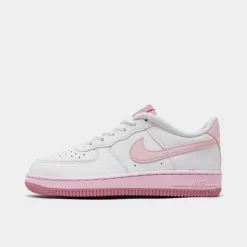 Girls' Little Kids Nike Force 1 Casual Shoes White/Pink Foam/Elemental Pink - CZ1685G 107