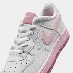 Girls' Little Kids Nike Force 1 Casual Shoes White/Pink Foam/Elemental Pink - CZ1685G 107 -Default Template 7 CZ1685G 107 P3