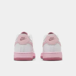 Girls' Little Kids Nike Force 1 Casual Shoes White/Pink Foam/Elemental Pink - CZ1685G 107 -Default Template 7 CZ1685G 107 P4