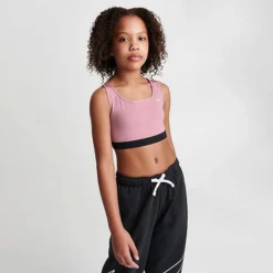 Girls' Nike Swoosh Sports Bra Elemental Pink/White - DA1030 698 -Default Template 7 DA1030 698 M3
