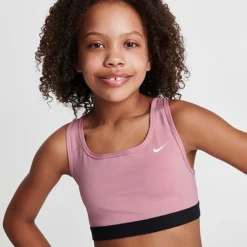 Girls' Nike Swoosh Sports Bra Elemental Pink/White - DA1030 698 -Default Template 7 DA1030 698 M5