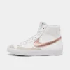 Girls' Big Kids' Nike Blazer Mid '77 Casual Shoes White/Pink Glaze - DA4086G 105 -Default Template 7 DA4086G 105 P1