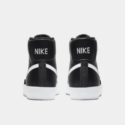 Big Kids' Nike Blazer Mid '77 Casual Shoes Black/Sail/White/Total Orange - DA4086 002 -Default Template 7 DA4086 002 P4