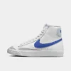 Big Kids' Nike Blazer Mid '77 Casual Shoes White/Game Royal/Pure Platinum - DA4086 113 -Default Template 7 DA4086 113 P1