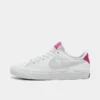 Girls' Big Kids' Nike Court Legacy Casual Shoes White/Football Grey/Cosmic Fuchsia - DA5380G 116 -Default Template 7 DA5380G 116 P1
