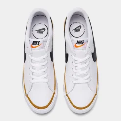 Big Kids' Nike Court Legacy Casual Shoes White/Black/Desert Ochre/Gum Light Brown - DA5380 102 -Default Template 7 DA5380 102 P5
