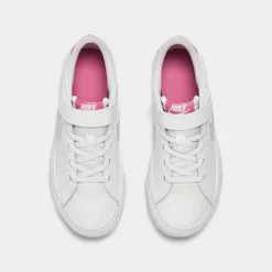 Girls' Little Kids' Nike Court Legacy Casual Shoes White/Football Grey/Cosmic Fuchsia - DA5381G 116 -Default Template 7 DA5381G 116 P5