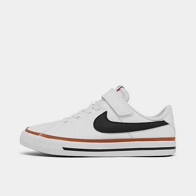 Little Kids' Nike Court Legacy Casual Shoes White/Desert Ochre/Gum Light Brown/Black - DA5381 102 3 Little Kids' Nike Court Legacy Casual Shoes White/Desert Ochre/Gum Light Brown/Black - DA5381 102
