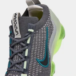 Big Kids' Nike Air VaporMax 2021 Flyknit Running Shoes Dark Grey/Black/Barely Volt/Phantom - DB1550 009 -Default Template 7 DB1550 009 P3