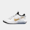 Big Kids’ Nike Air Zoom Crossover Basketball Shoes White/Metallic Gold/Black - DC5216 100 -Default Template 7 DC5216 100 P1