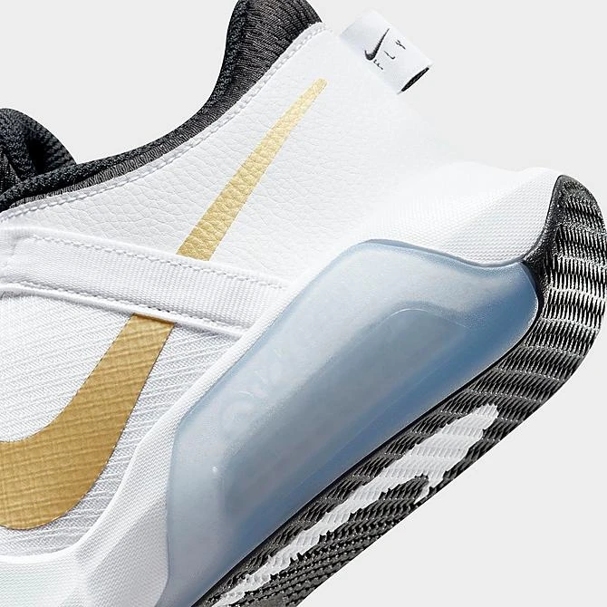 Big Kids’ Nike Air Zoom Crossover Basketball Shoes White/Metallic Gold/Black - DC5216 100 5 Big Kids’ Nike Air Zoom Crossover Basketball Shoes White/Metallic Gold/Black - DC5216 100 - Image 3