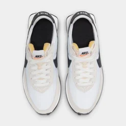 Big Kids' Nike Waffle Trainer 2 Casual Shoes White/Black Sail/Summit White - DC6477 100 -Default Template 7 DC6477 100 P5