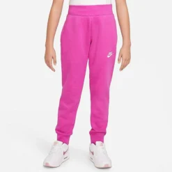 Girls' Nike Sportswear Club Fleece Jogger Pants Active Fuchsia/White - DC7207Â 623