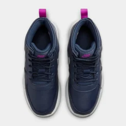 Big Kids’ Nike Air Max Goaterra 2.0 All-Weather Casual Boots Midnight Navy/Pure Platinum/Vivid Purple/Metallic Silver - DC9515 400 12 Big Kids’ Nike Air Max Goaterra 2.0 All-Weather Casual Boots Midnight Navy/Pure Platinum/Vivid Purple/Metallic Silver - DC9515 400 -Default Template 7 DC9515 400 P5