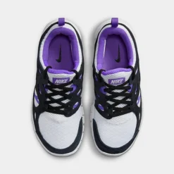 Big Kids' Nike Free Run 2 Running Shoes White/White/Black/Action Grape - DD0163 101 -Default Template 7 DD0163 101 P5