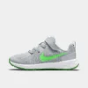 Little Kids' Nike Revolution 6 Running Shoes Light Smoke Grey/Green Strike/Dark Smoke Grey/Chrome - DD1095 009