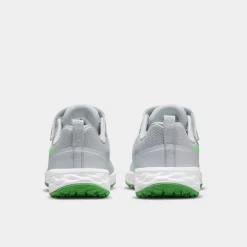 Little Kids' Nike Revolution 6 Running Shoes Light Smoke Grey/Green Strike/Dark Smoke Grey/Chrome - DD1095 009 -Default Template 7 DD1095 009 P4